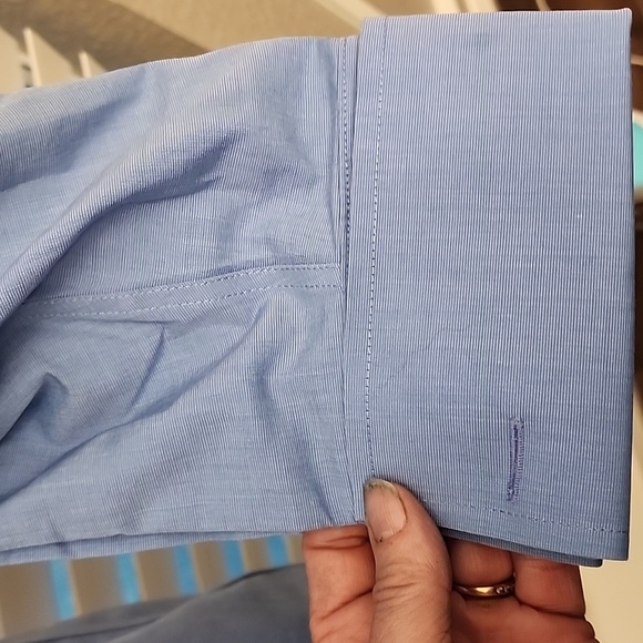 NWT Brooks Brothers Men’s Blue French Cuff Dress Shirt - Picture 5 of 10